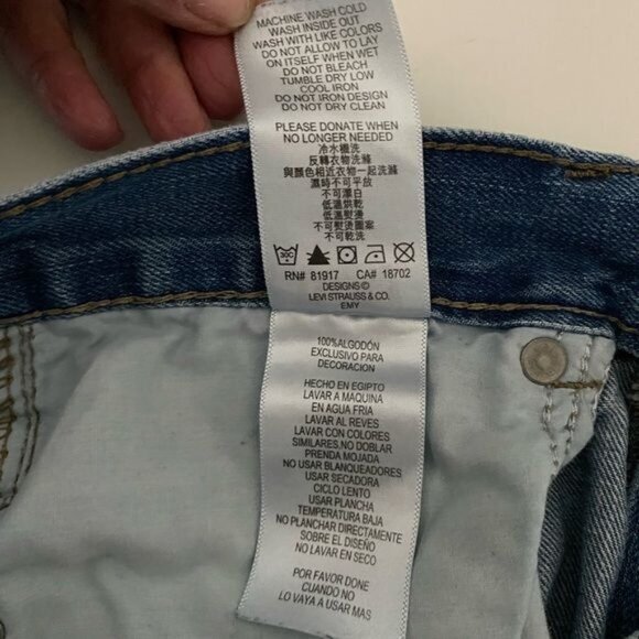 Levi’s 550 Relaxed Jeans 28x28 Boys Size 16 Reg Pre-Owned - Picture 7 of 10